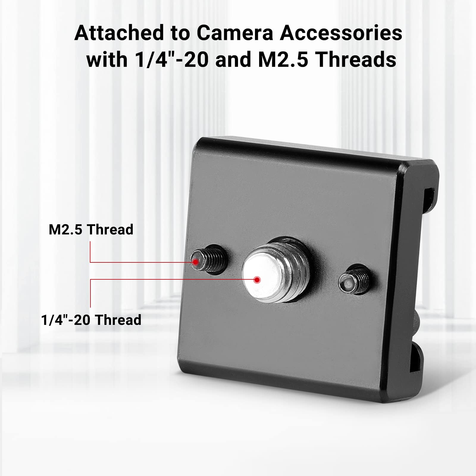 SmallRig Cold Shoe Mount (2pcs Pack) with 1/4