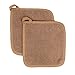 Ritz Terry Potholder & Hot Pad: Unparalleled Heat Resistant, Durable 100% Cotton – Ergonomically Designed for Optimal Grip – Easy-Care Machine Washable, Perfect for Your Kitchen – Mocha Brown, 2-Pk