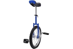 YUNLAIGOTOP 16 Inch Wheel Unicycle, Unicycle Bike, Unicycles with Steel Rim, Leakproof Tire Wheel Cycling for Adults, Daily Fitness Exercises/Cycling Exercises/Balance Training/Talent Shows