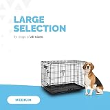 FurDreams 30 inch Folding Dog Crate Medium Dogs Heavy-Duty Metal Cage view 6