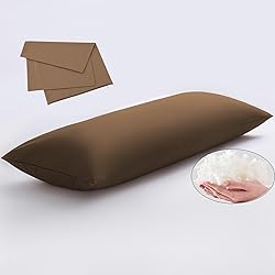 DOWNSTORIA Memory Foam Body Pillow with Removable