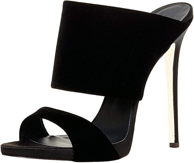 white backless heels