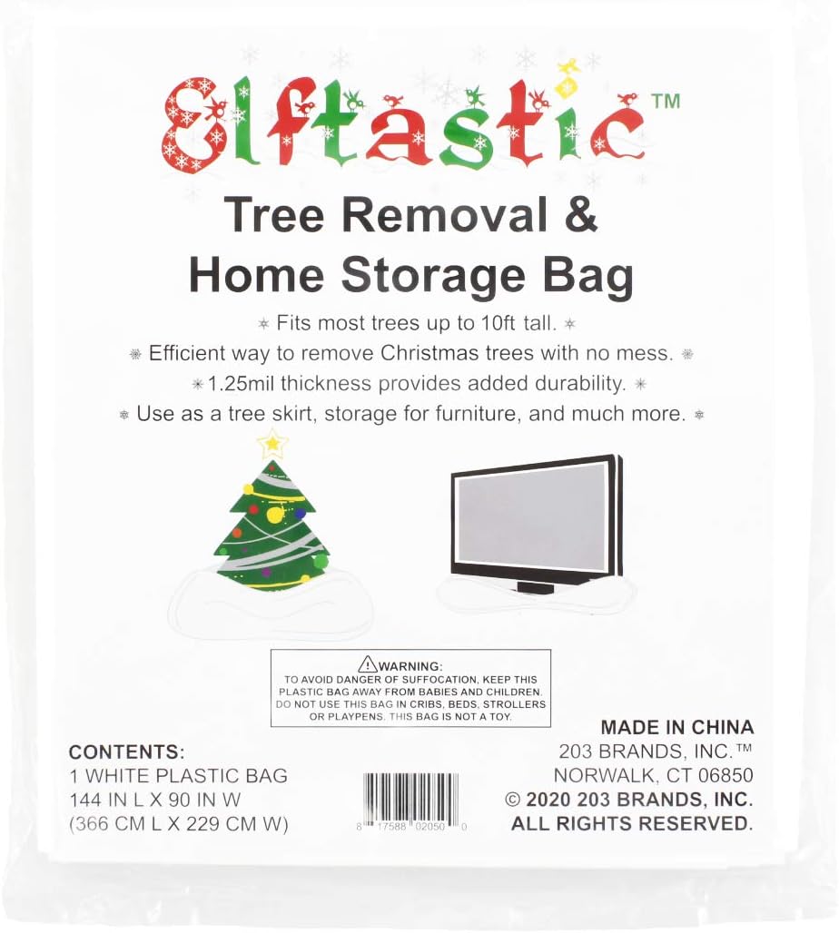Holiday Décor Storage - Elftastic Christmas Tree Removal and Household Storage Bag - 144