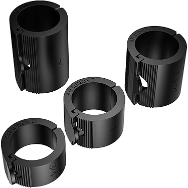 30pcs 5/16" Inch Cable Clamp Rubber Cushioned Insulated Clamp Stainless