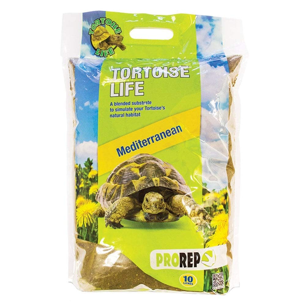 ProRep Tortoise Life Substrate 10L | Tortoise Substrate | Mediterranean | 10L Bag