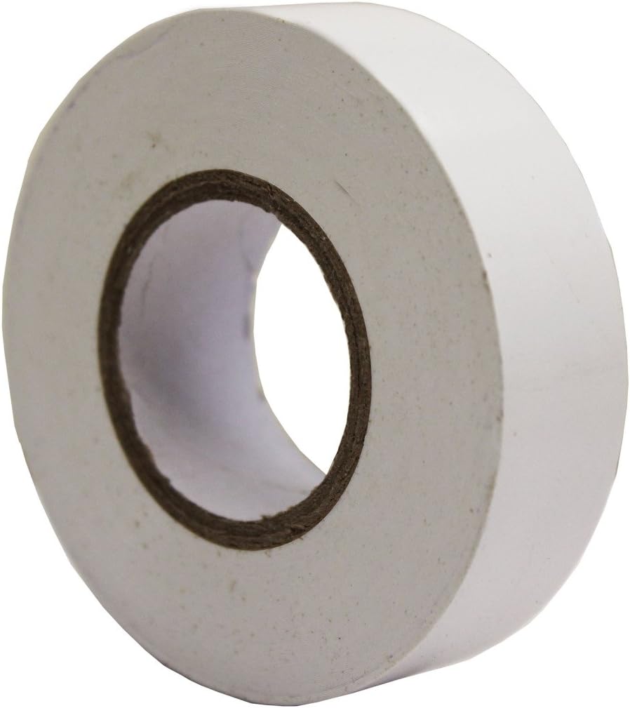 All Trade Direct 2x White Electrical PVC Insulation Tape 19mm x 20m