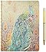 Punch Studio Journal and Pen Set, Peacock Paisley (43920)