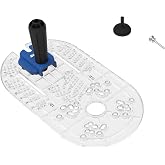 Kreg Trim Router Base Plate, Wood Router, Fits Most Trim Routers | Single Grip Handle for Accurate Routing, Stability and Visibility, for 3-1/2" to 15" Diameter Circles, Fits Most Trim Routers