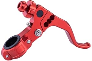 PRO CAKEN 7/8‘’ 22mm Universal Motorcycle CNC Short Stunt Clutch Lever Aluminum Alloy Clutch Handlebar Compatible with Most M