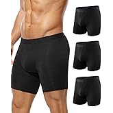 Arjen Kroos Men's Moisture Wicking Underwear Trunks Sexy Boxer Briefs for Men 3 Pack