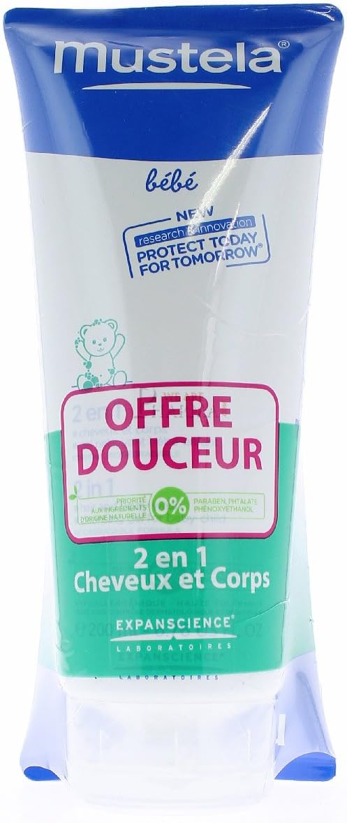 mustela 2 in 1 hair and body wash