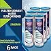 Pleated Sediment Water Filter Cartridge 9.87”x 2.5” Amplified Surface Area, Removes Sand, Dirt, Rust, Extended Filter Life WELL-MATCHED with WHKF-WHPL, 801-50, WB-50W, WFPFC3002, SPC-25-1050 (6 Pack)