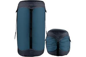 Litume Compression Stuff Sack 6L, 8.5L, 10L, 13L, 16L, Water Resistant Lightweight Compact with Ripstop Fabric Sleeping Bag S