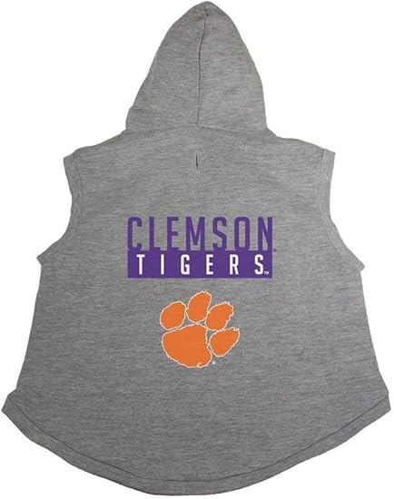grey clemson hoodie