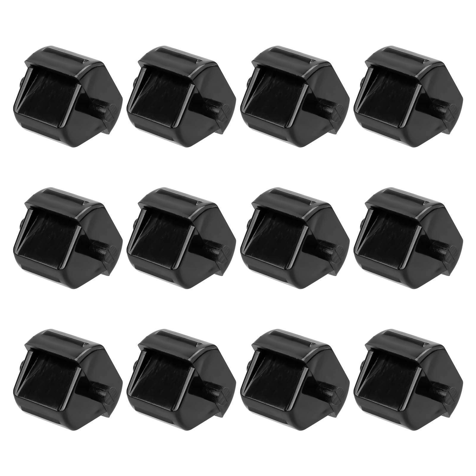 Photo 1 of 12pcs Tape Dispenser Core, Plastic Tape Dispenser Wheel Holder Insert Tape Dispenser Roll Tape Dispenser Roller Parts Replacement Accessories for School Office Home Supplies (Black)