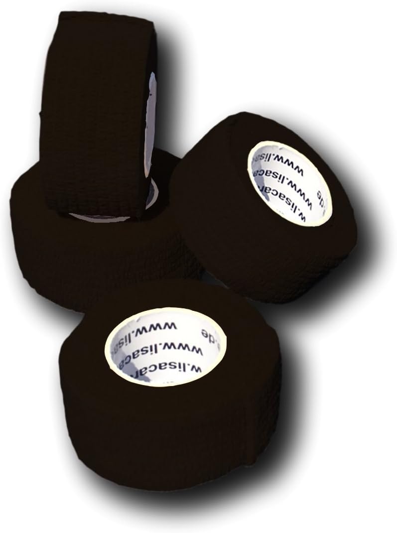 LisaCareFinger Dirt Grease and Dirt-Repellent - - Elastic Waterproof Plaster - Selection of Colours - 4 Rolls 2.5 cm x 4.5 m