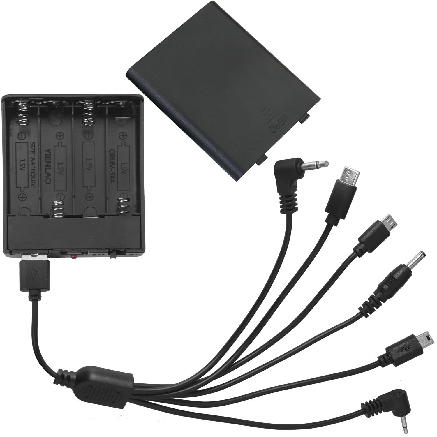 LUORNG Universal Safe Emergency External Power Box 6 Connector ...