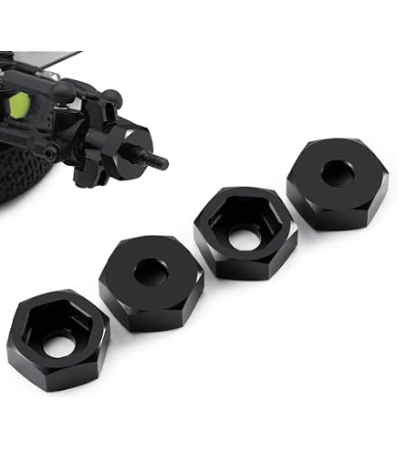 LCX Racing Aluminum Wheel Hex System | 8mm Hex For LOSI Mini-B & Mini-T 2.0 | CNC Machined Upgrade Parts