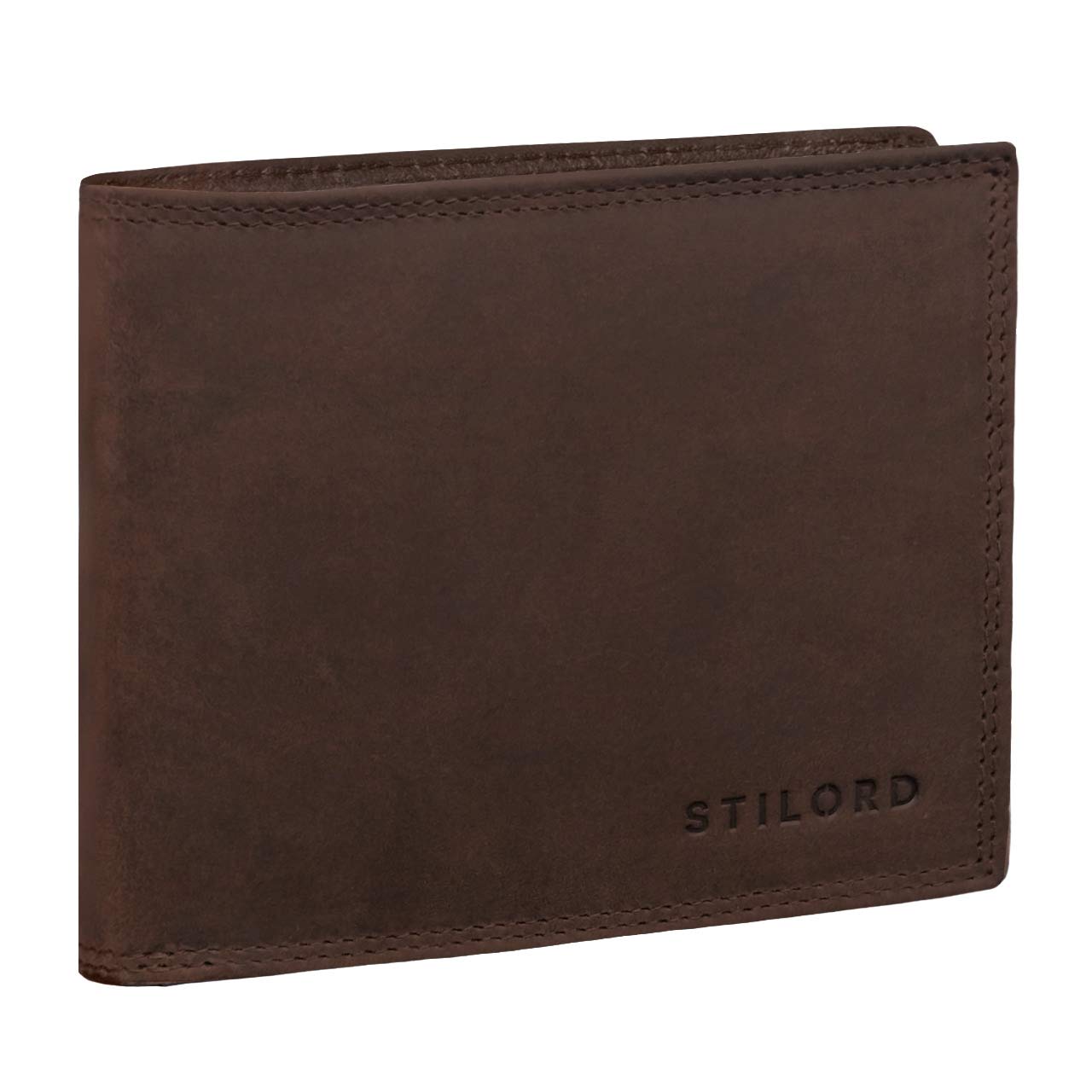 STILORD "Antonio" Stylish Vintage Leather Wallet RFID and NFC Protection for Men Credit Card Holder Colour:Ancona - Brown — image 1