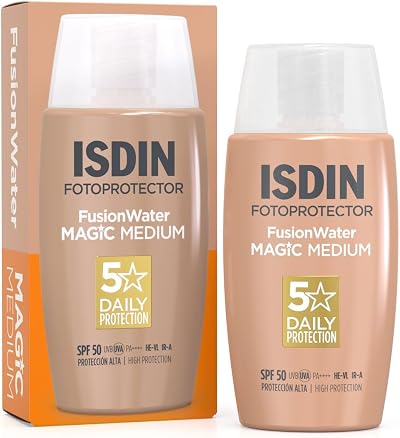 ISDIN Fusion Water MAGIC Color Medium SPF 50 Tinted Sunscreen 50ml