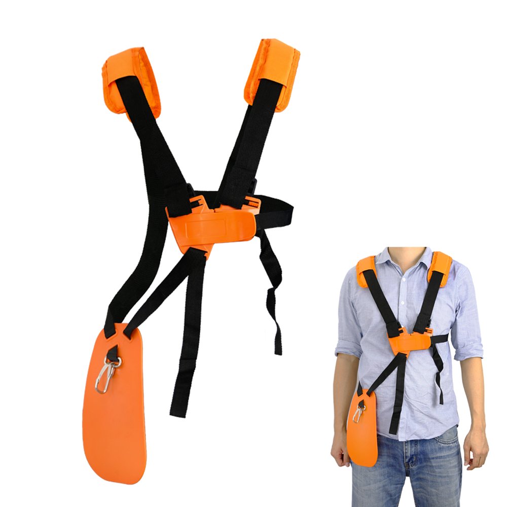 Trimmer Double Shoulder Strap Universal Harness Weed Eater Wacker Grass