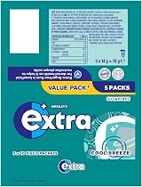 Mars Extra Chewing Gum Sugar Free Cool Breeze 6 x 10 Pieces view 8
