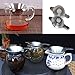 ICYANG Fine Mesh Tea Strainer, 2pcs Different Size Stainless Steel Coffee Tea Infuser for Loose Tea Leaf Filter with Handle