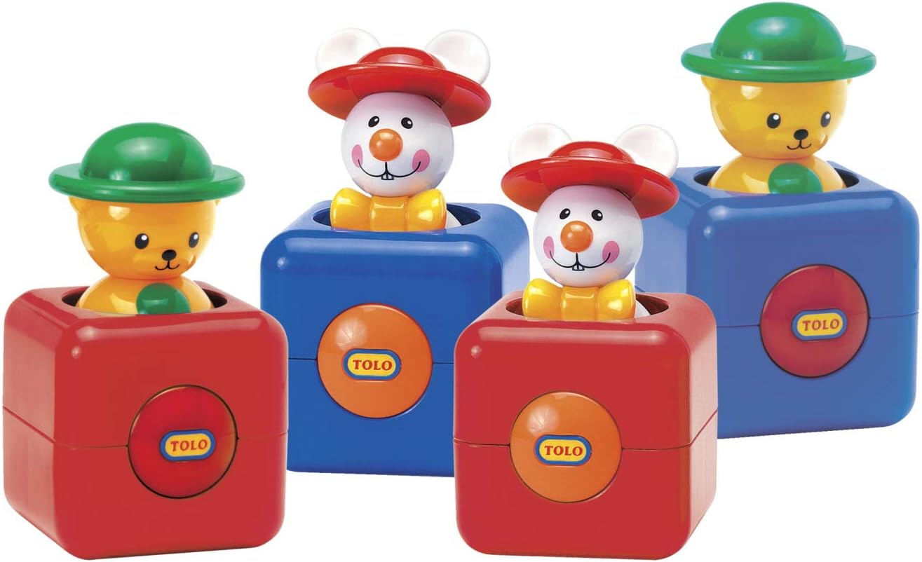 TOLO Education Mini Pop-Up Friends, Set of 4