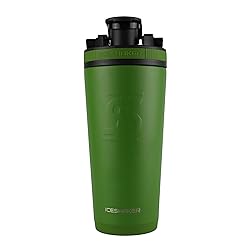 Ice Shaker 26 Oz Shaker Bottle, Stainless Steel