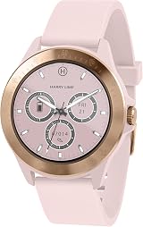 Harry Lime Pink Smart Watch w/ White True Wireless Earbuds - iOS Android view 3