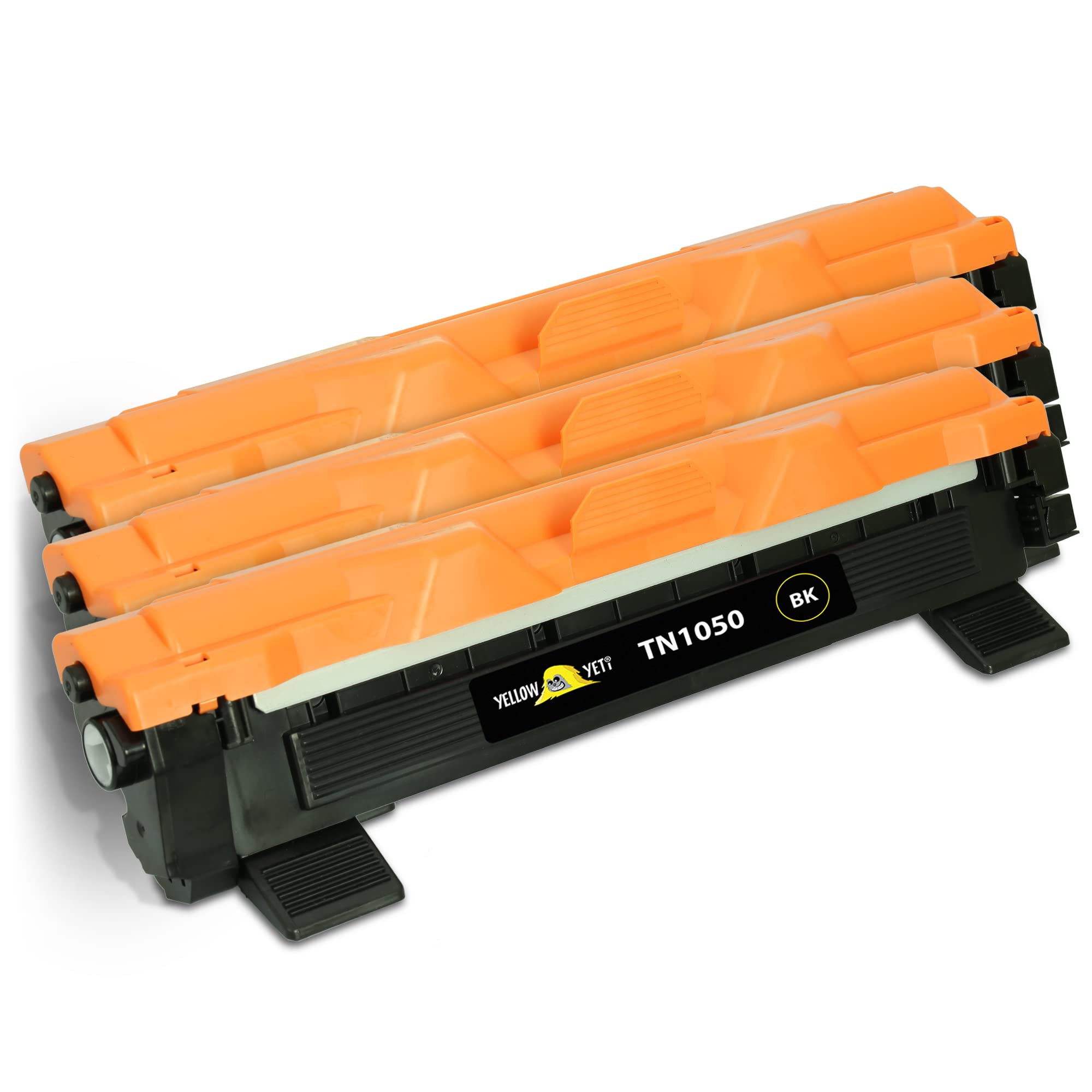 YELLOW YETI TN 1050 Toner Cartridge Compatible with Brother DCP-1510 DPC-1512 DCP-1610W DCP-1612W HL-1110 HL-1112 HL-1210W HL-1212W MFC-1810 MFC-1810E MFC-1815R MFC-1910 MFC-1910W Black, 3 Pack