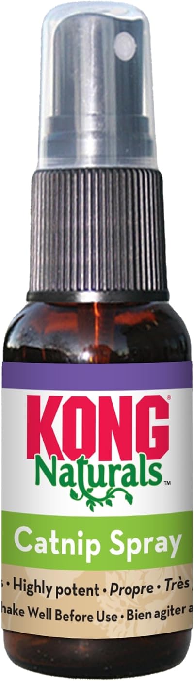 KONG Naturals Catnip Spray for Cats 1 Fluid Ounce