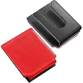 Unlorspy 2PCS Black Radio Microphone Hanger, 36 x 30 x 10mm, Style1 | Adhesive Back, CB Microphone Holder, Metal Car Mic Hanger, For Cars Homes Offices