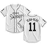 The Sandlot Baseball Jersey, Yeah-Yeah #11 Button Down Short Sleeve,90s Classic Men Legend Stitches Jersey S-5XL