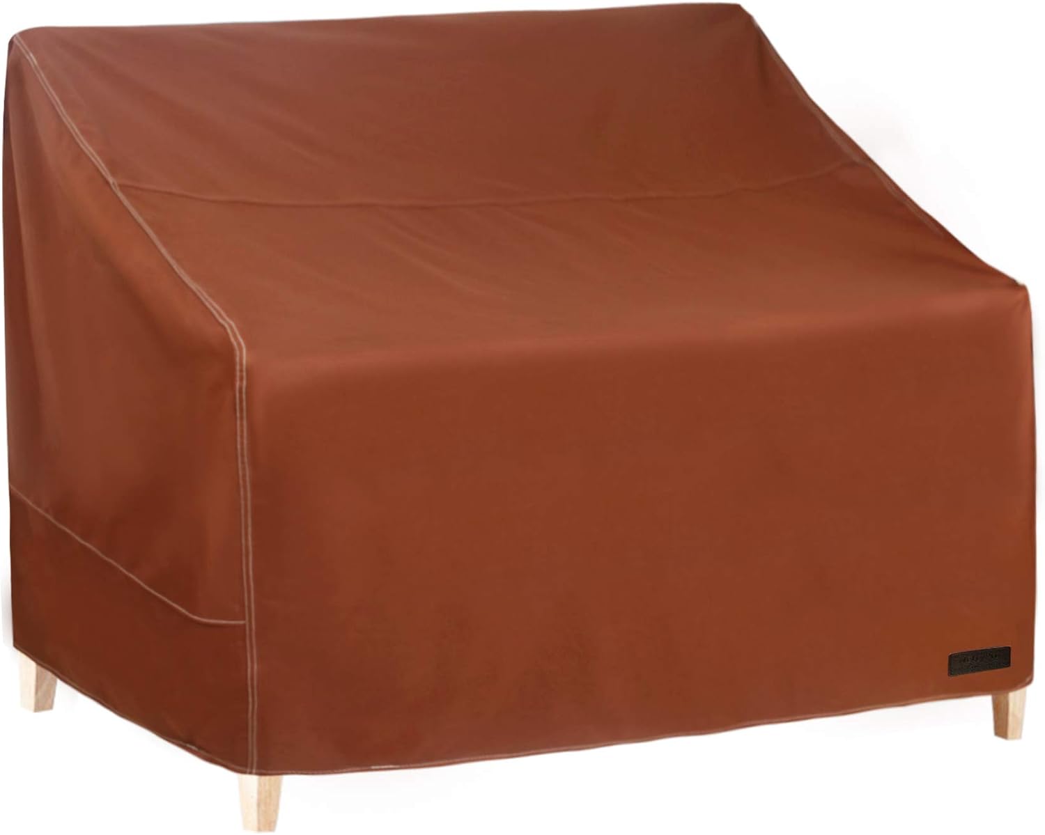 NettyPro Outdoor Loveseat Sofa Cover 2 Seater, 600D Heavy Duty Waterproof Patio Furniture Bench Cover, 58