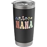 Nana Gifts Women Wildflower Floral Design Nana Stainless Steel Insulated Tumbler