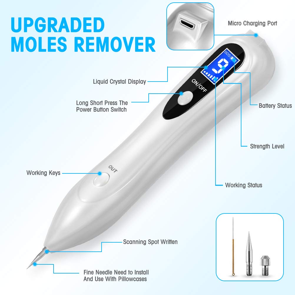 Portable Beauty Equipment Multi Level With Home Usage USB Charging/LCD/30 Replaceable: Beauty