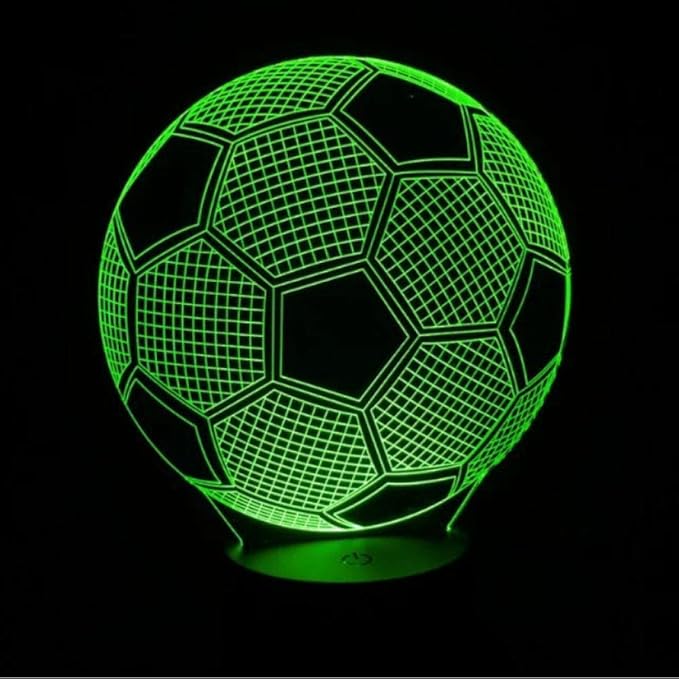 LED Color Changing Night Light Soccer Football Lamp Mood Light Party