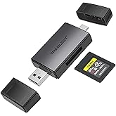 CFexpress Type A Card Reader, USB 3.2 Gen 2 10Gbps, USB A & C Port, Compatible with Sony Alpha 1/a7S III/7 IV A7M4/ FX3/ FX6