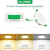 ALUSSO LED Recessed 4W 68mm Cutout 120° Dimmable 6 Pack Warm to Cool view 3