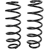 TRQ Rear Coil Spring Set Compatible with 2005-2015 Volkswagen