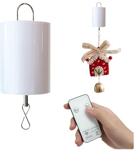 Swinging Mechanism Disco Ball Motor With Remote - 3 Speed Rotation, 1200mAh Battery, USB Rechargeable (Holds Up To 10lbs) Disco Ball Wind Spinner Remote