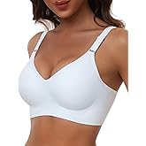 HORISUN Comfortable Seamless Full Coverage Bra for Women Wireless Bras with Soft Support Regular and Plus Size