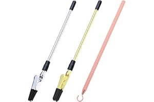 ATARASIA 3Pcs Bracelet Helper Tool - Quick Release Fastening Helpers Tool Hooks for Jewelry, Watch, Chain Bracelet Wearing - Easy to Put on Yourself - with Non-Slip Rubber Tips