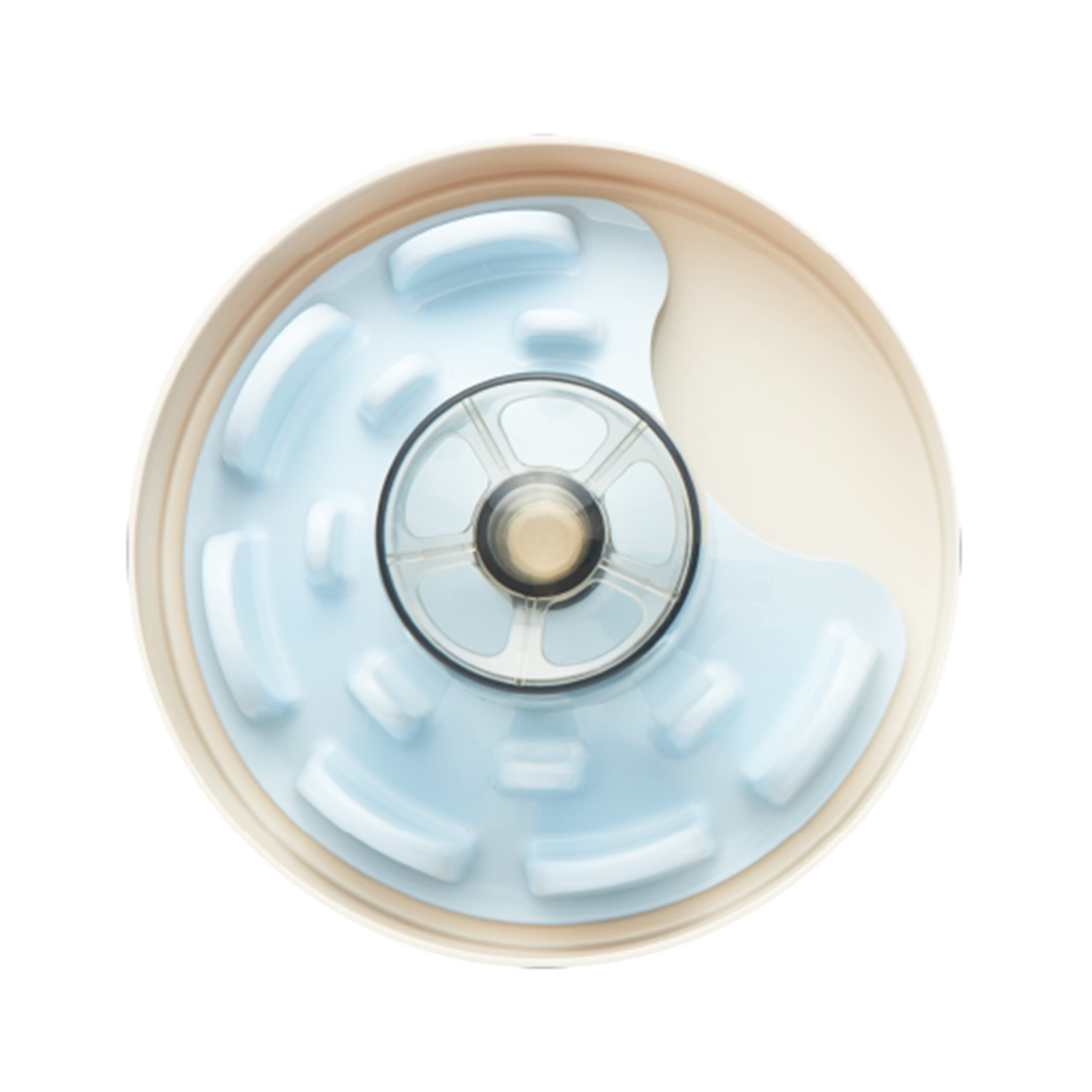 PetDreamHouse SPIN Interactive Dog Slow Feeder Bowl, UFO Maze, Difficulty Level - Tricky, Baby Blue — image 1