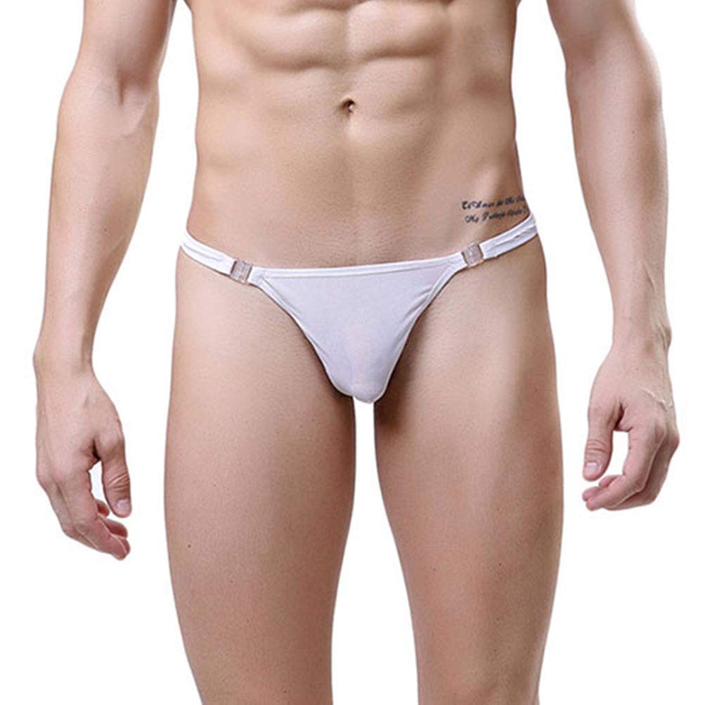 KHUFUZI Men\'s Sexy Bikini Mesh Thongs Lingerie Breathable Briefs Underwear See Through Hot Underpants Gift For Boyfriend