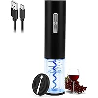 Electric Wine Opener, Type-C Charging Wine Corkscrew Bottle Opener With Foil Cutter, COKUNST Automatic Rechargeable Wine…
