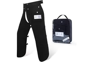 ZELARMAN Chainsaw Chaps Apron 8-Layer Wrap for Men/Women Loggers Forest Workers Protective Chain Saw Pants Adjustable