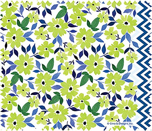 Microfiber Cleaning Cloth for Lenses - Green Flowers & Leaves