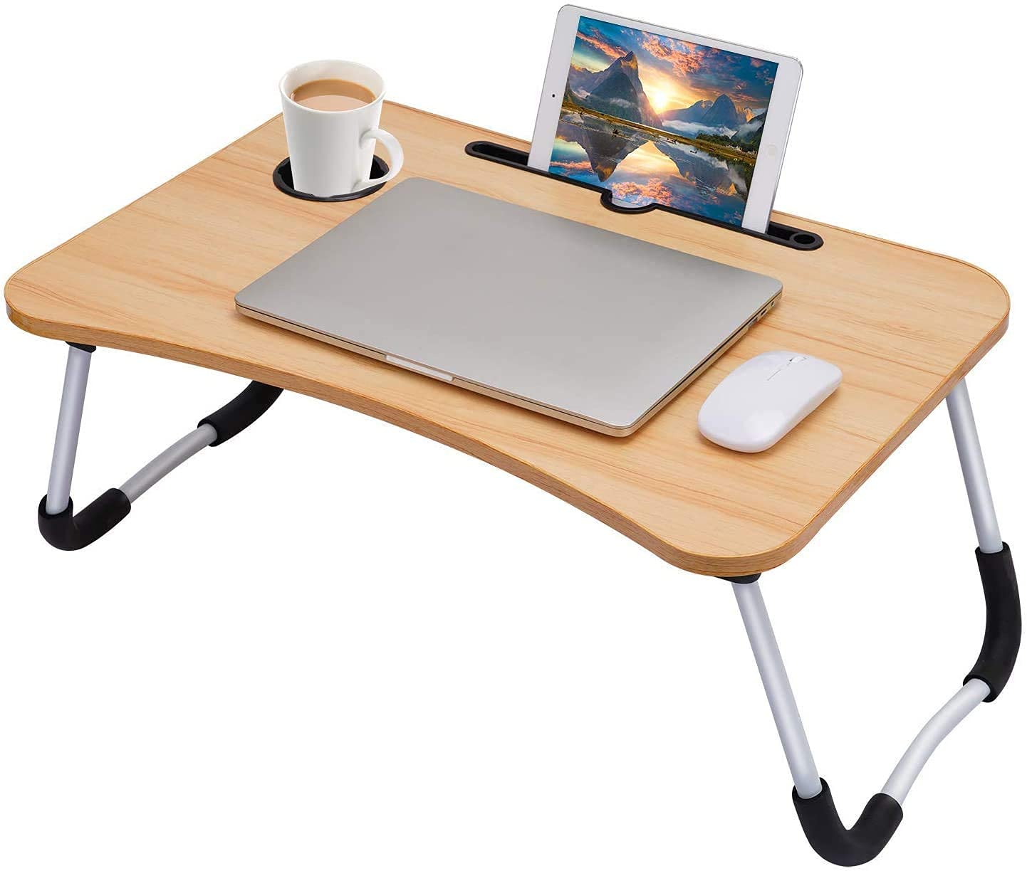 ZOMBIMAA Laptop Table for Home Multipurpose Laptop Table with Dock